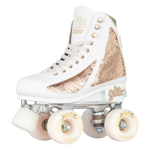 Crazy Glitz Adjustable Roller Skates Rose Gold