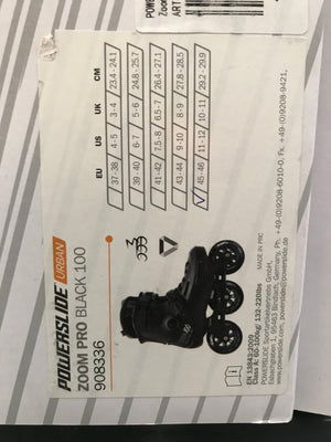 Powerslide Zoom Pro 100 Inline Skates