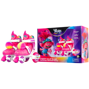 Crazy Klip Klop Adjustable Roller Skates Trolls Poppy (J11-1)