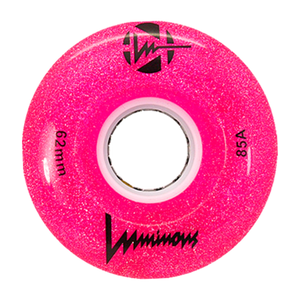 Luminous LED Quad Wheels Glitter 62mm 85a 4pk