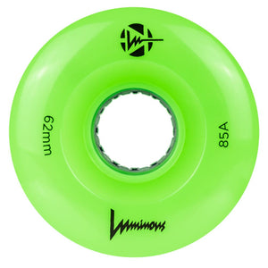 Luminous LED Quad 62mm 85a Sixies Wheel 4pack