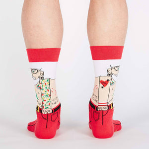 SOCK IT TO ME SAINT NICK MENS CREW SOCKS