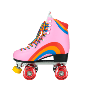 Moxi Rainbow Rider Roller Skates - Pink Heart