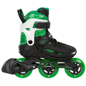 Powerslide Phuzion Universe Adjustable Inline Skates Green 3W