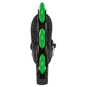 Powerslide Phuzion Universe Adjustable Inline Skates Green 3W