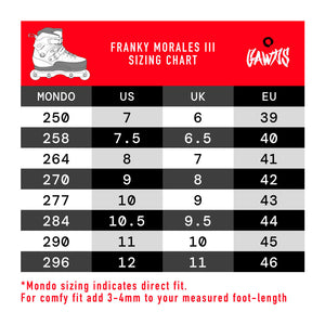 Gawds Franky Morales III Skates - White/Red