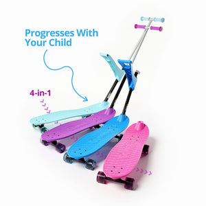 Ookkie Skateboard- Cyan