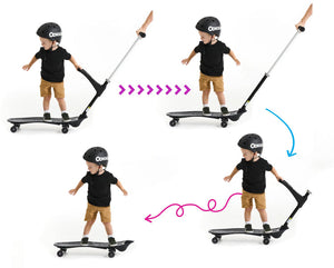 Ookkie Skateboard- Black