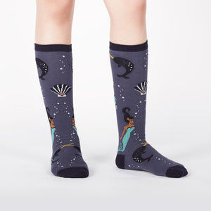 Sock It To Me DEEP SEA QUEEN YOUTH (AGED3-6) KNEE HIGH SOCKS - Skatescool Australia