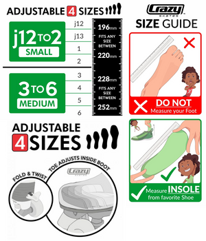 Crazy Retro Adjustable Roller Skates Purple