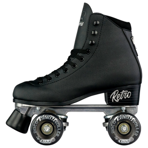Crazy Retro Roller Skates Black