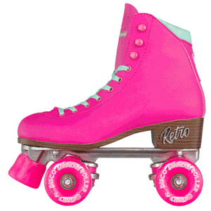 Crazy Retro Roller Skates Pink