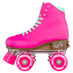 Crazy Retro Adjustable Roller Skates Pink