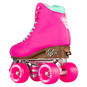 Crazy Retro Adjustable Roller Skates Pink