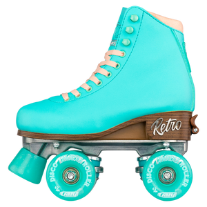 Crazy Retro Adjustable Roller Skates Teal