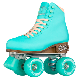 Crazy Retro Adjustable Roller Skates Teal
