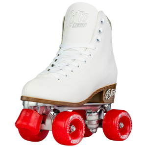 Crazy Retro Roller Skates White