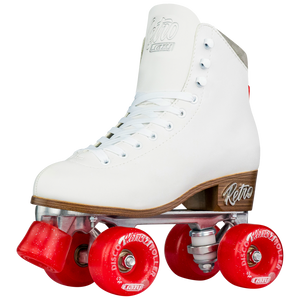 Crazy Retro Roller Skates White