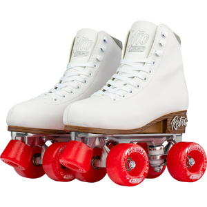 Crazy Retro Adjustable Roller Skates White