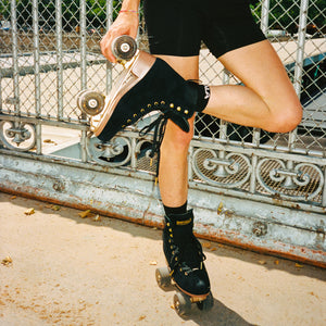 Impala Samira Suede Roller Skates Black Night