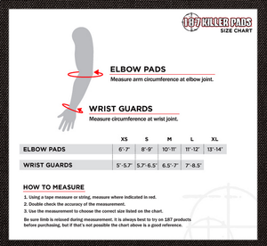 187 SLIM Elbow Pads - Skatescool Australia