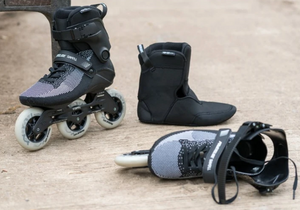 POWERSLIDE SWELL 100MM LITE BLACK INLINE SKATES - Skatescool Australia