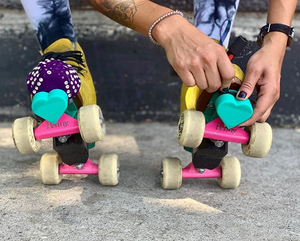 Heartstopper Toe Stops - Turquoise Tejas - Skatescool Australia