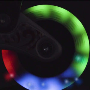 iLLUMIN8 LED Light Up Inline Wheel (white) - Skatescool Australia