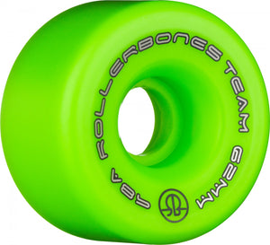 Rollerbones Team Logo Wheels 62mm 98a 8pk