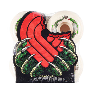 Powell Peralta Dragon Formula 56mm 93a 4pk - White