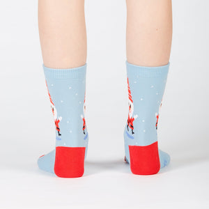 Sock It To Me SANTA GNOME YOUTH (AGED 3-6) CREW SOCKS