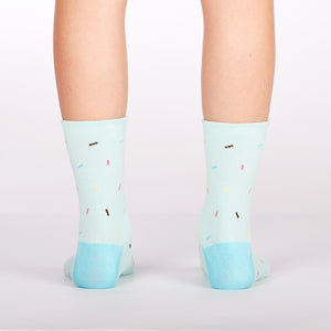 Sock It To Me BEARLY SPRINKLED JUNIOR (AGED 7-10) CREW SOCKS - Skatescool Australia