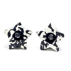 RollerStuff Twinkle Toes Bolt On Toe Stops Cruella Swirl (black/white)