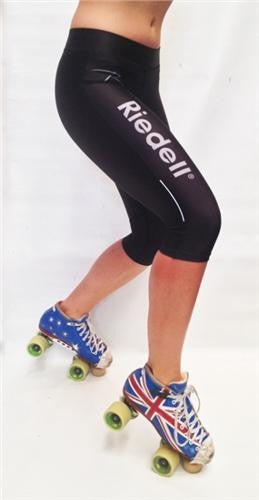 Riedell Compression Leggings Womens 3/4 Length - Skatescool Australia