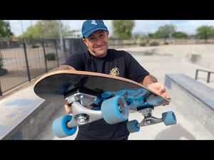 Santa Cruz Wave Dot Cut Back Carver Surf Skate 9.75in