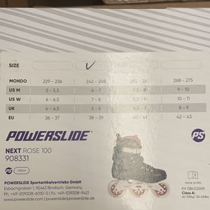 POWERSLIDE NEXT ROSE 100 INLINE SKATES
