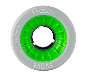 Radar Presto 59mm/38mm Wheels Pk4 - Skatescool Australia