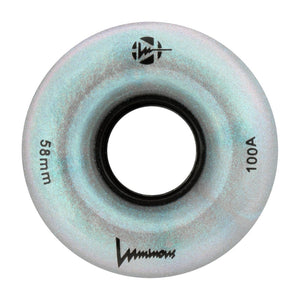 Luminous LED Quad Wheels Glitter 58mm 4pk
