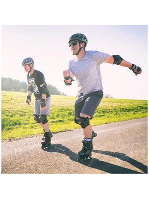 POWERSLIDE SMU RADON TRINITY BLACK WHITE INLINE SKATES - Skatescool Australia