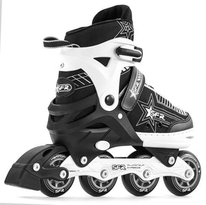 SFR PULSAR ADJUSTABLE INLINE SKATES SILVER - Skatescool Australia