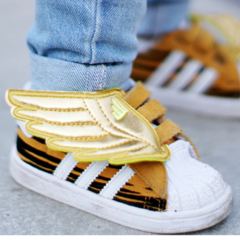 SHWINGS Gold Foil Velcro Wings