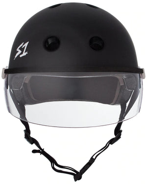 S1 Lifer Visor Helmet - Black Matte - Skatescool Australia