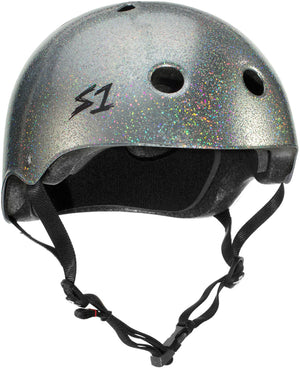 S1 Mega Lifer Helmet - Silver Glitter