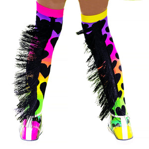 MADMIA SUNSET W TASSELS (AGED 6-ADULT) KNEE HIGH SOCKS - Skatescool Australia