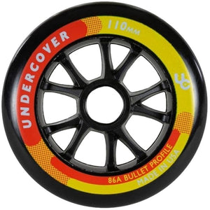 Undercover Wheels 110mm 86A Black Each