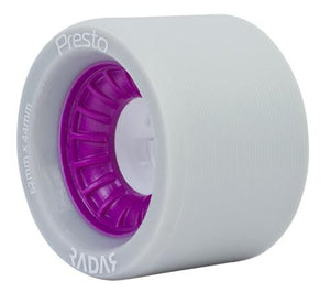 Radar Presto 62mm/44mm Wide Wheels Pk4 - Skatescool Australia