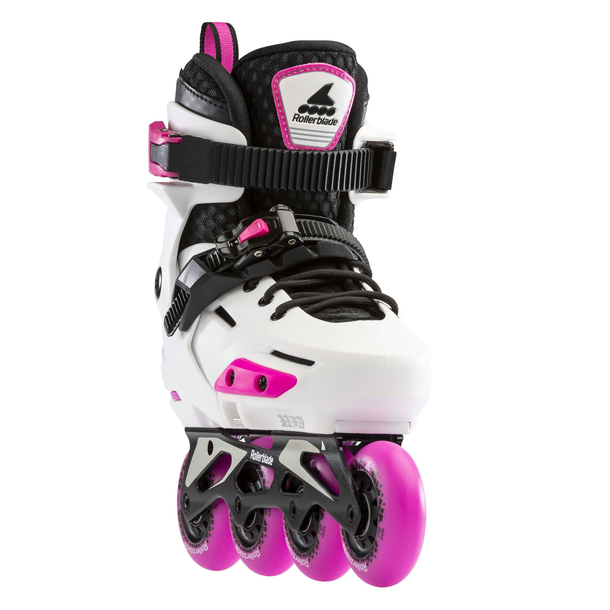Rollerblade Apex Adjustable Inline Skate White/Pink