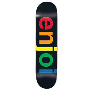 Enjoi Spectrum Black Skateboard Deck 8.5"