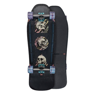 Globe Phantom Cruiser Board - Black Maple/Skull Stack 30.75"