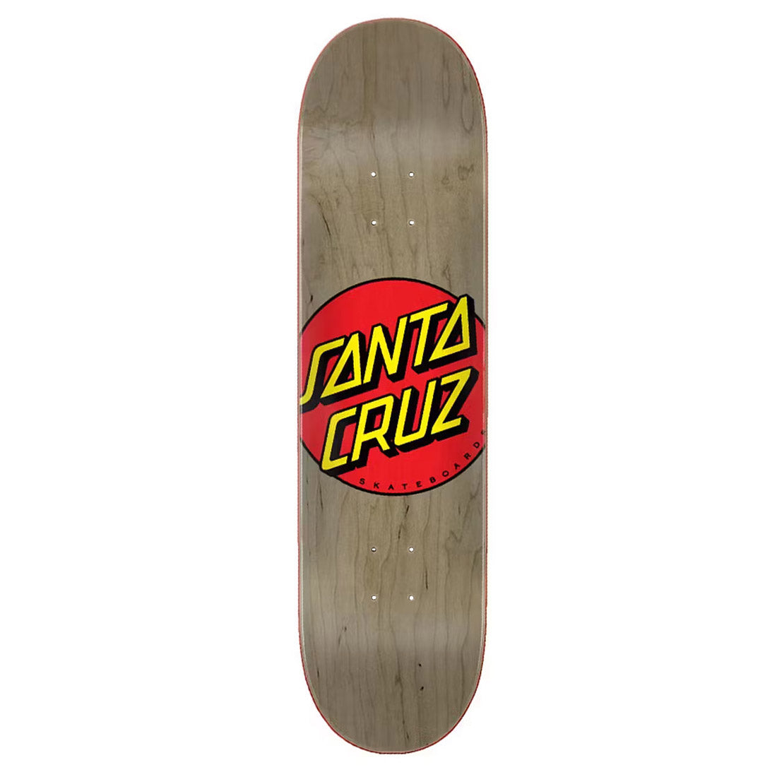 Santa Cruz Skateboard Deck Classic Dot 8.375" Tan
